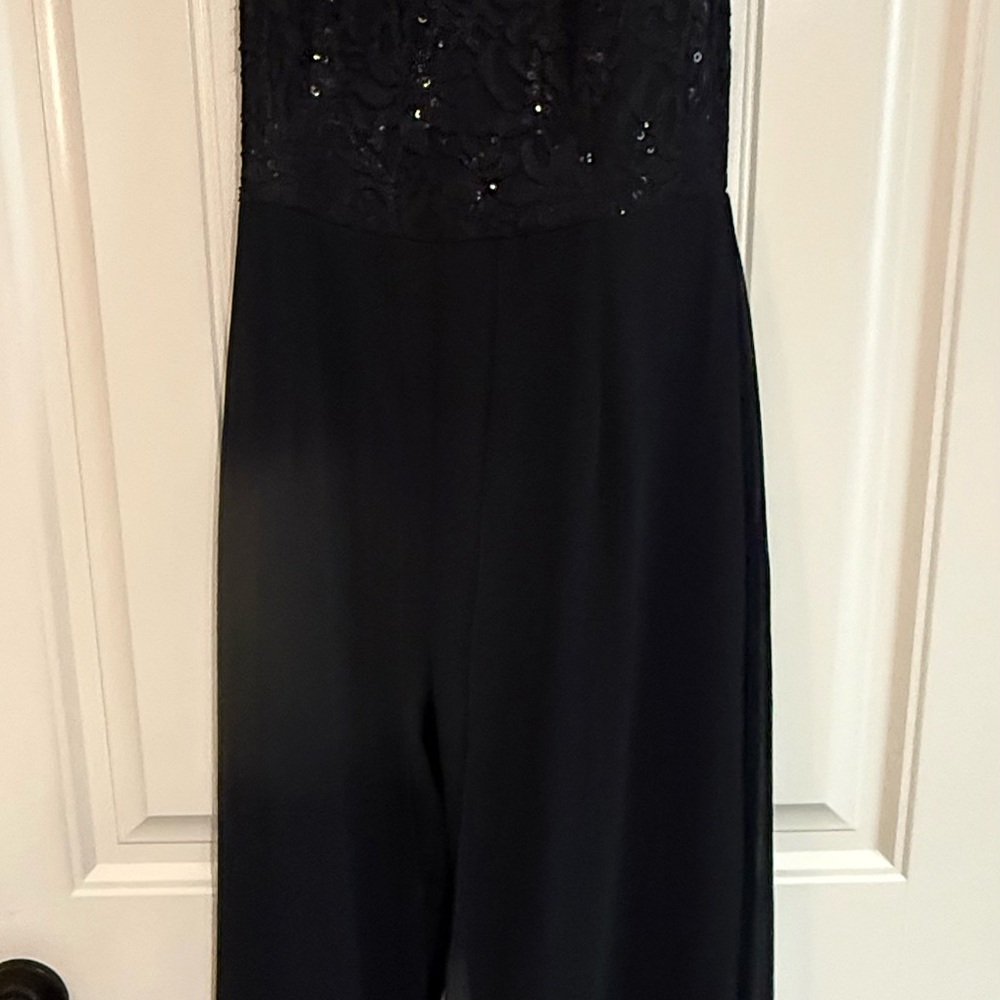 Chic Black Lace Jumpsuit